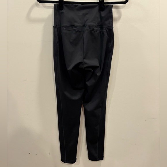 Adidas Black Leggings with KU Jayhawks logo - Picture 2 of 3